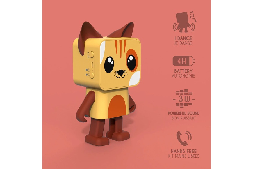 Bluetooth Ηχείο που Χορεύει-Γάτα