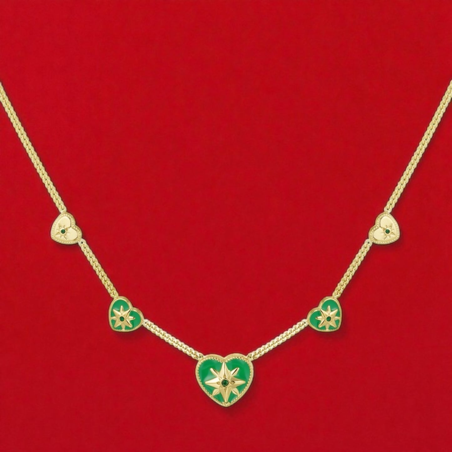 Κολιέ Με Καρδούλες