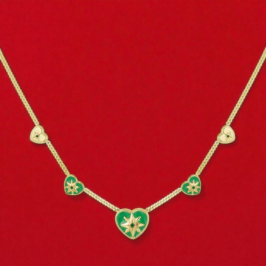 Κολιέ Με Καρδούλες