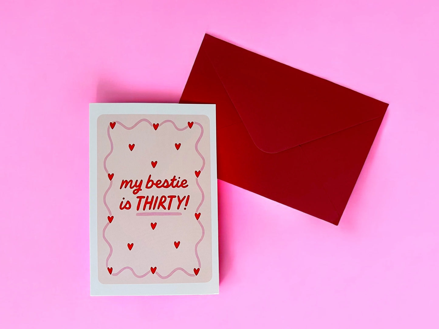 Bestie 30s Birthday Card