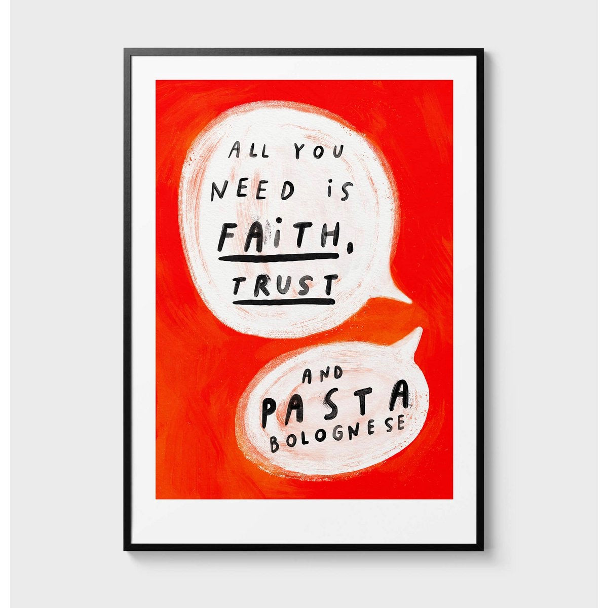 Pasta Bolognese A5 POSTER