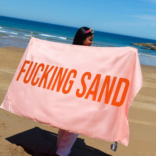 Πετσέτα με μικροΐνες-Fucking Sand