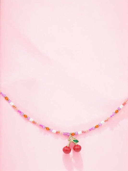 SUMMER CHERRY NECKLACE