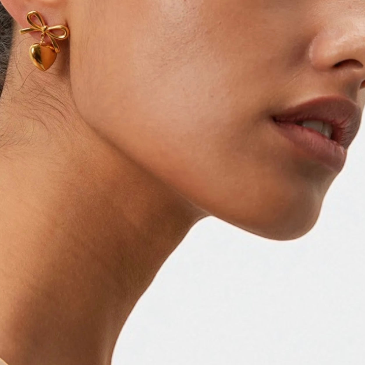 Σκουλαρίκια Bow Hearts