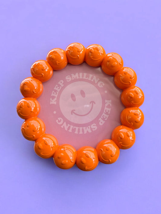 Πορτοκαλί Κορνίζα SMILEY