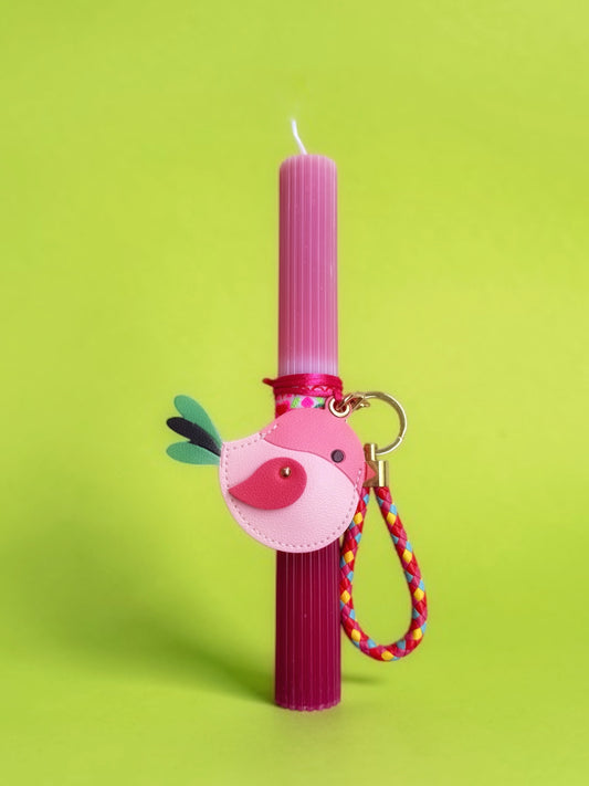 Λαμπάδα με Bag Charm-Bird