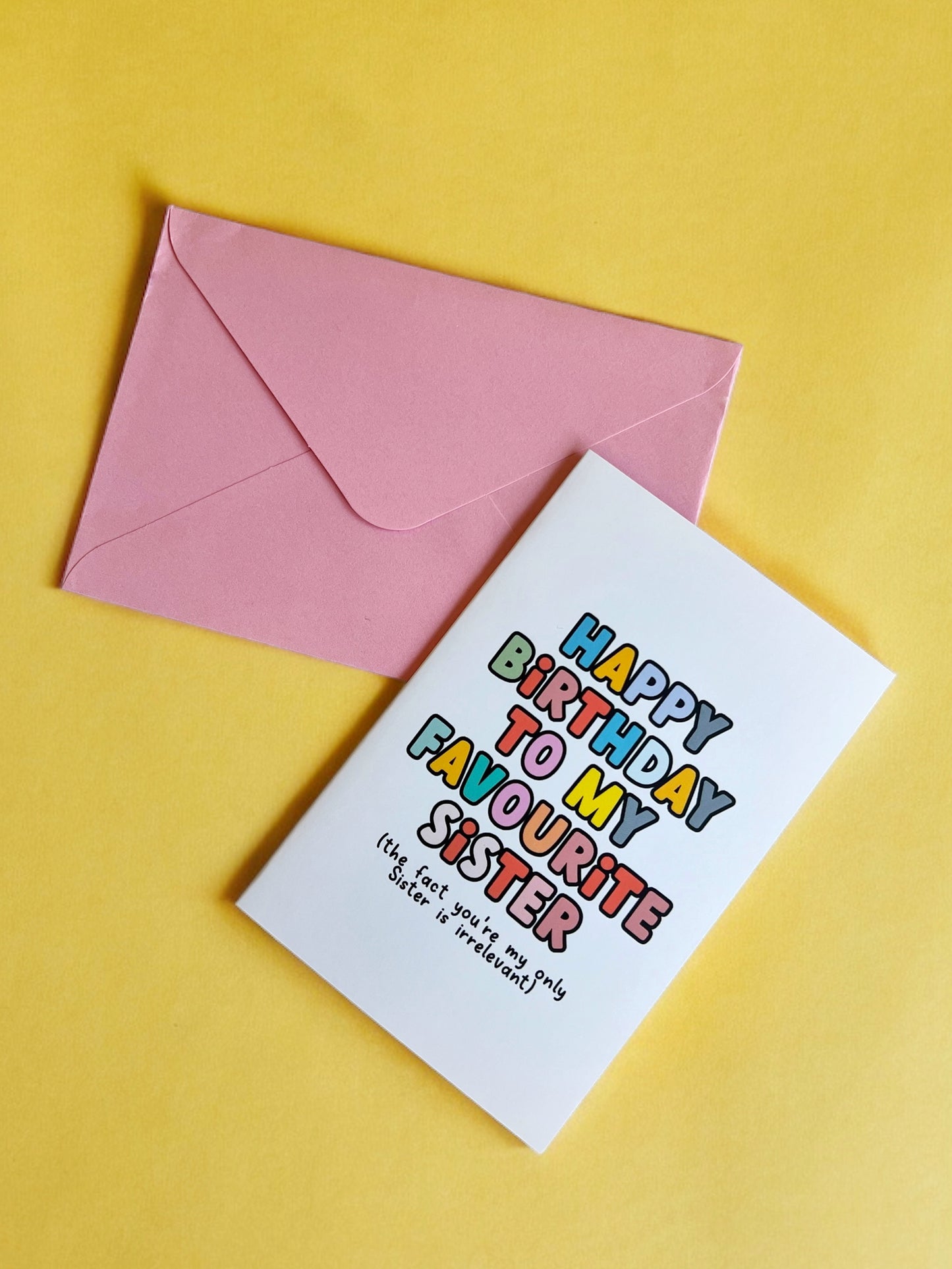 Sister Birthday Card