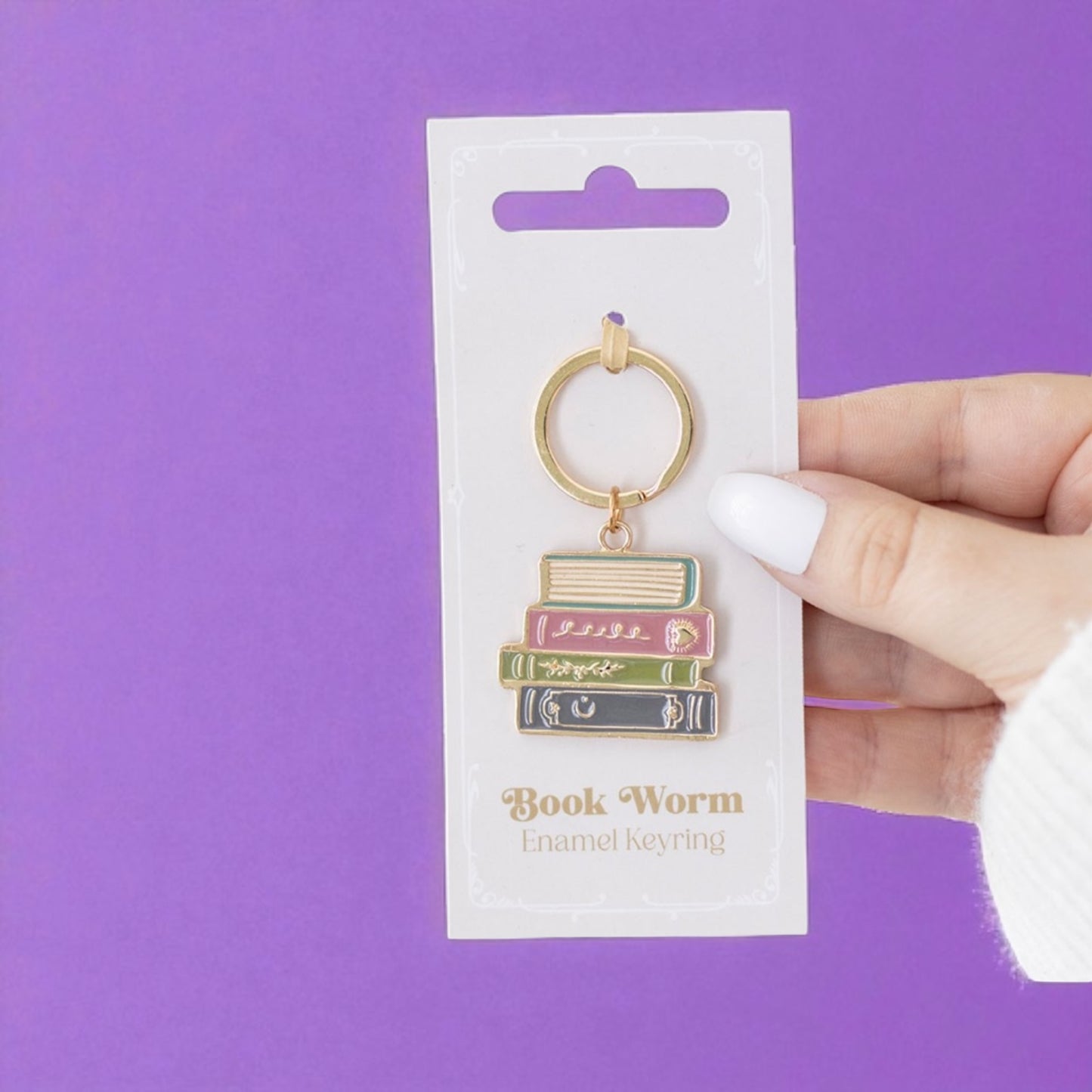 Bookworm KEYCHAIN