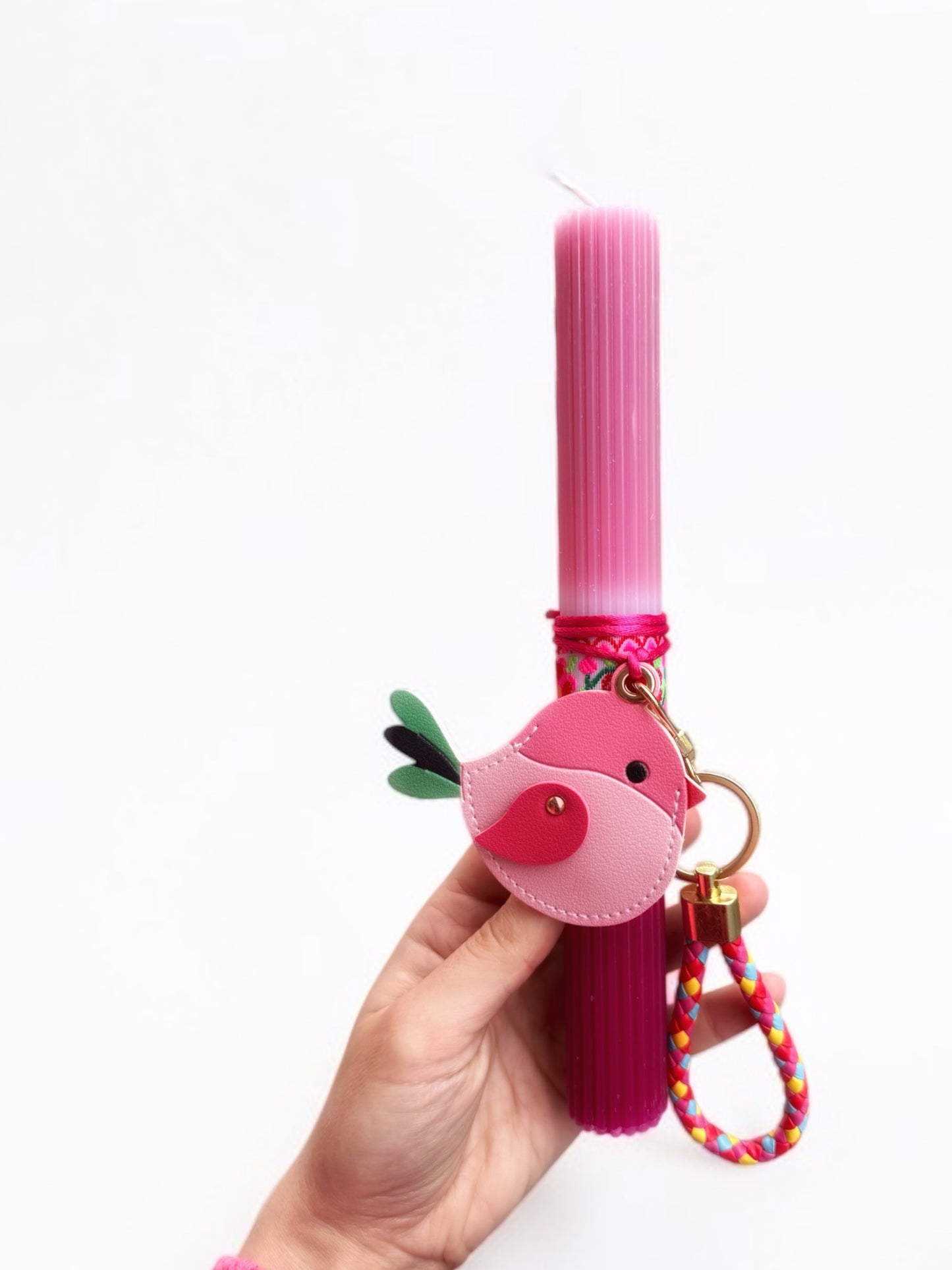 Λαμπάδα με Bag Charm-Bird