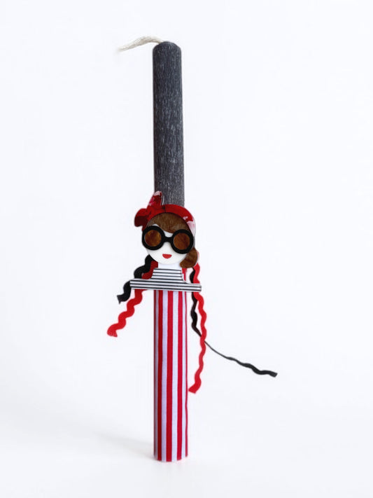 Λαμπάδα με Καρφίτσα- Lady 1