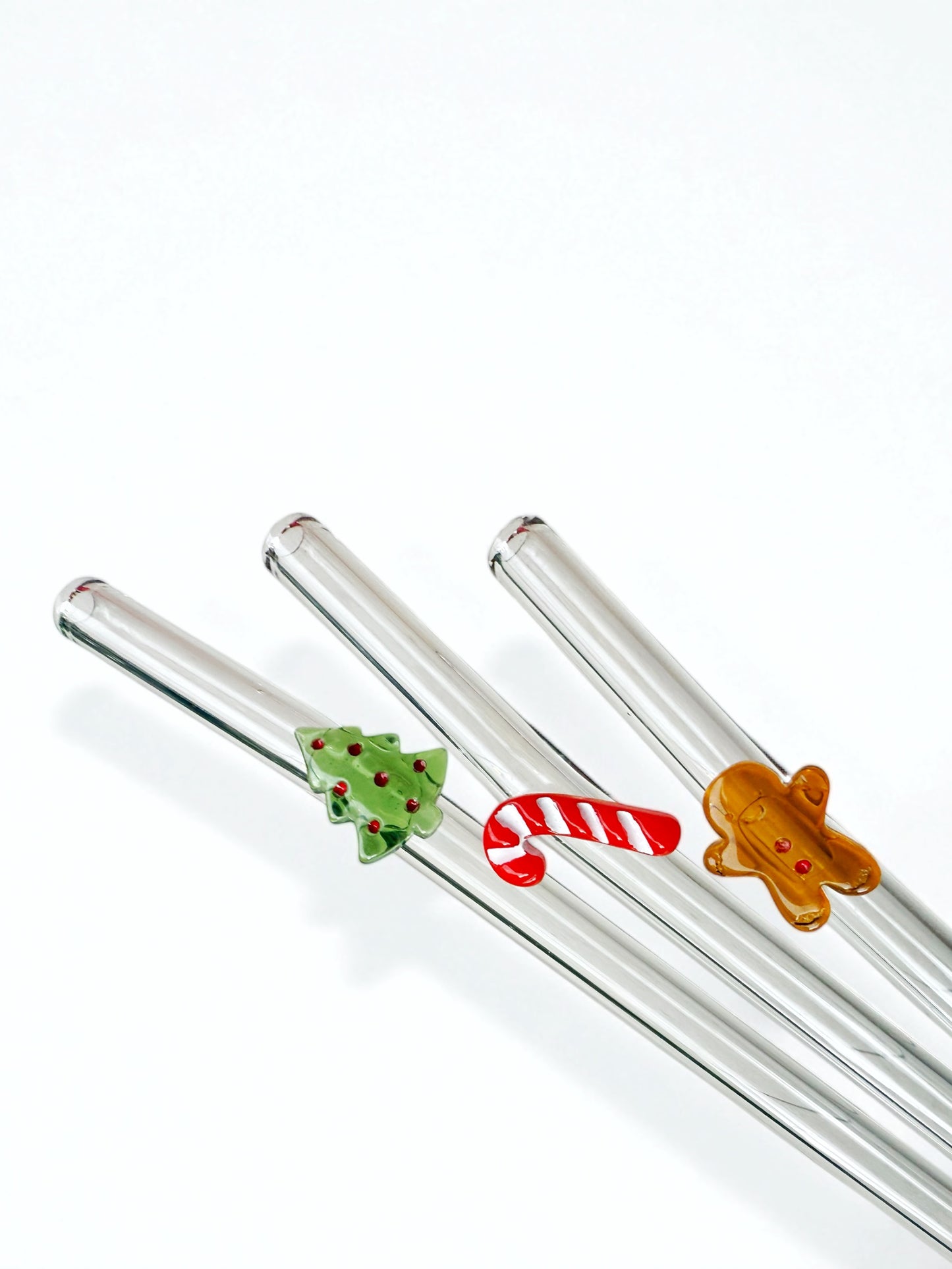 XMAS Γυάλινα Καλαμάκια