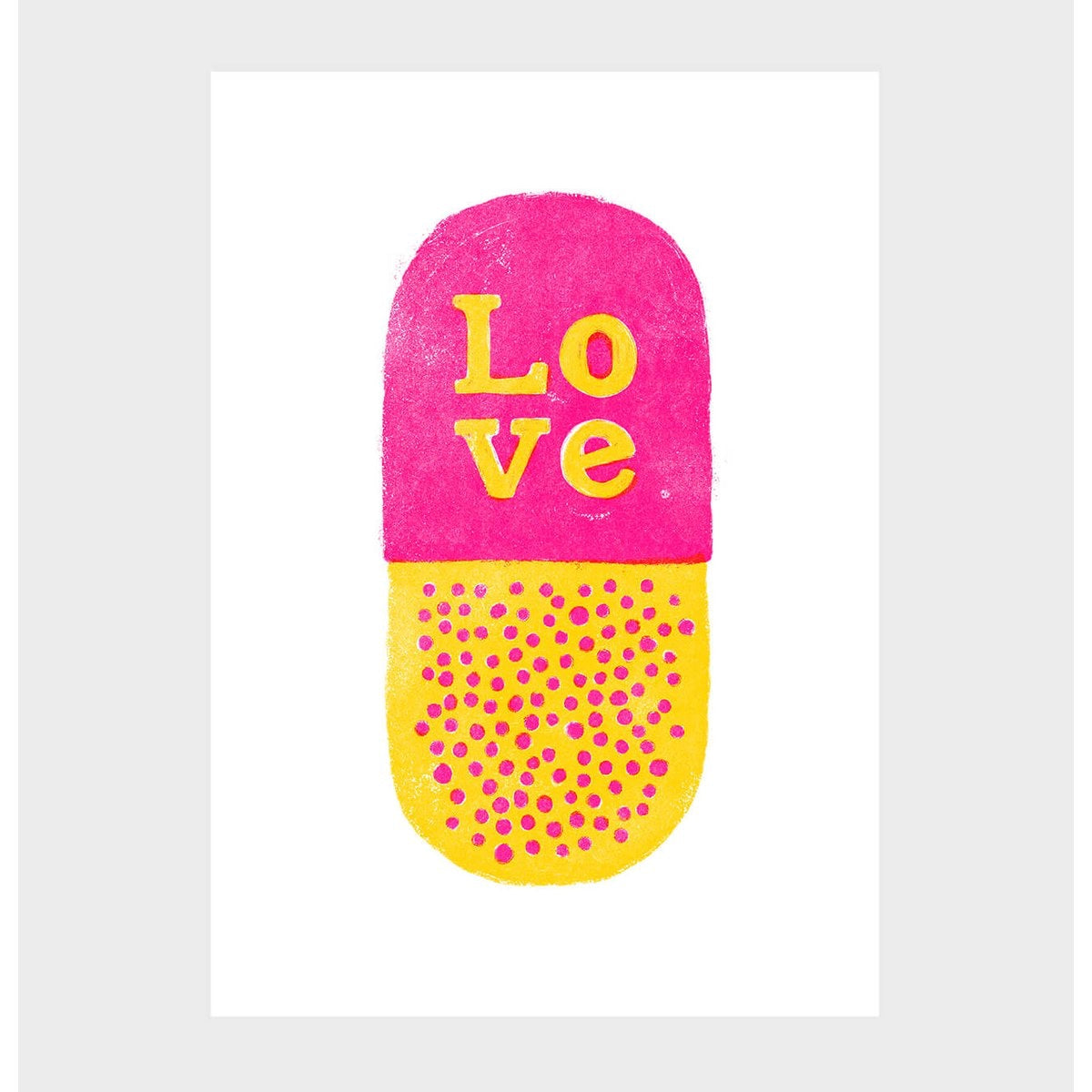 Love Pill A4 POSTER